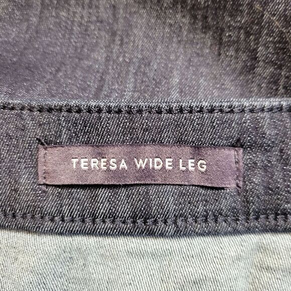 NYDJ Teresa Ankle Wide Leg Jeans with Pleats in Rinse Women's Plus Size 22W - Picture 9 of 16